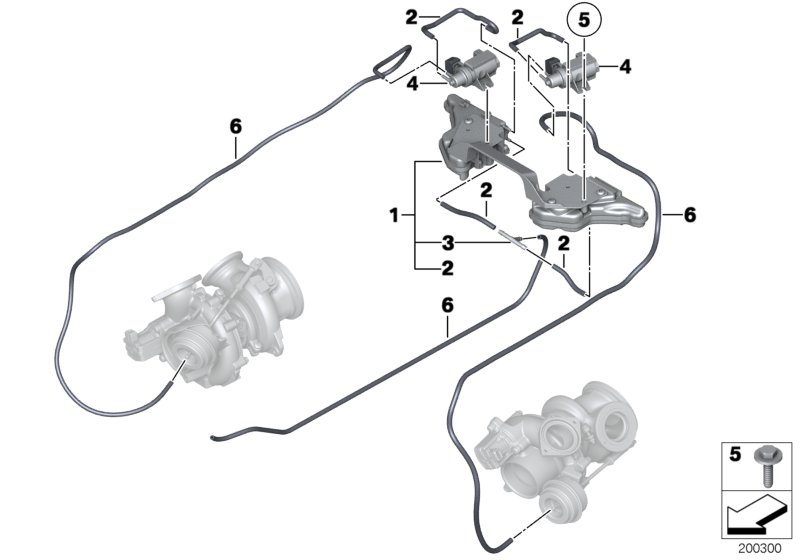 Genuine BMW 11657585079 F02 F03 Vacuum Reservoir With Bracket (Inc. Wraith, 760i & Ghost EWB) | ML Performance UK Car Parts