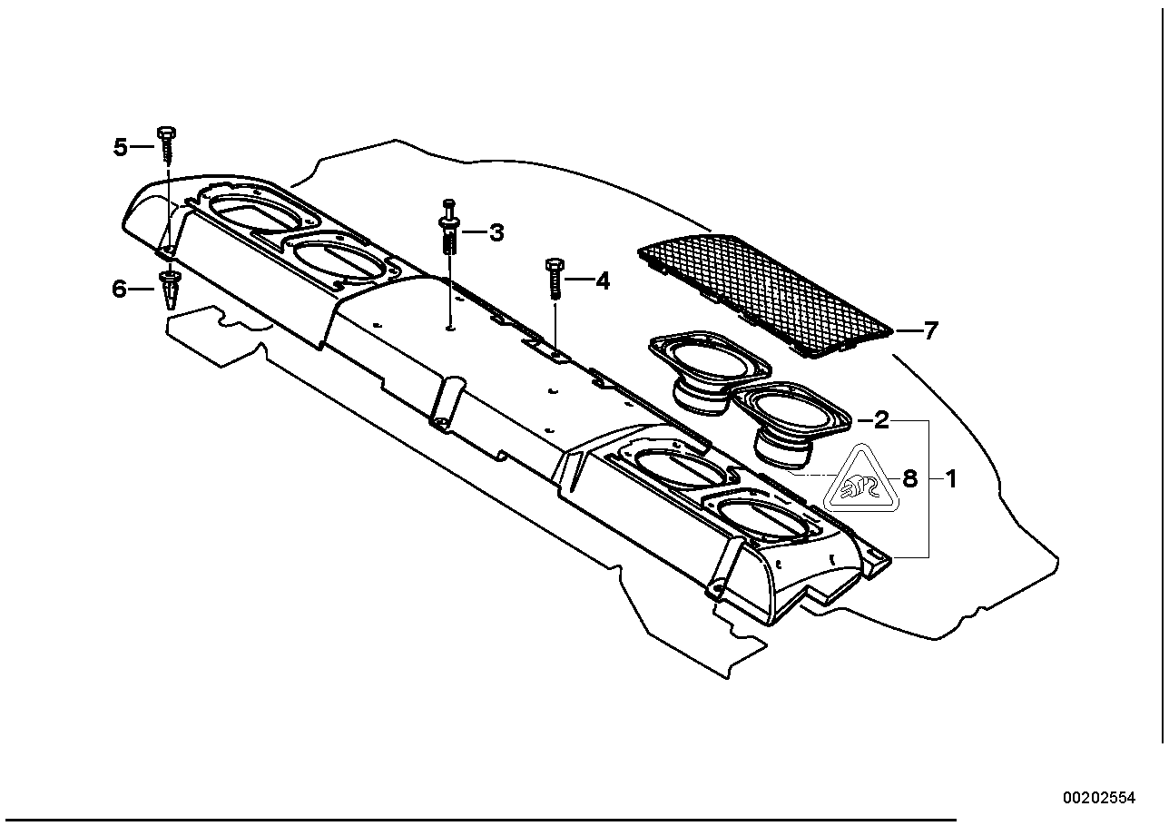 Genuine BMW 61138352323 E38 Pin Terminal 8 POL. WASSERBL (Inc. 730d) | ML Performance UK Car Parts