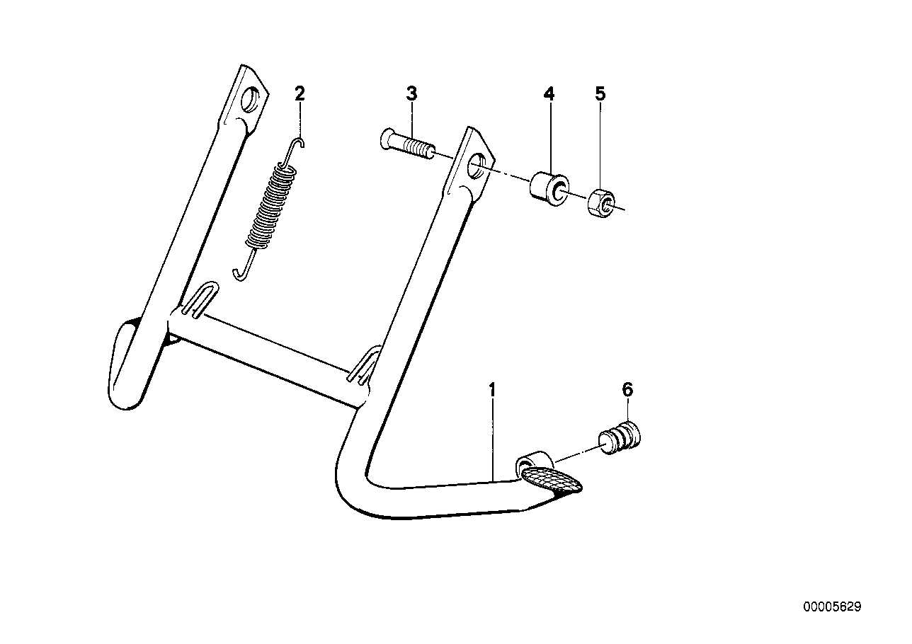 Genuine BMW 46521452384 Center Stand (Inc. R 65 RT) | ML Performance UK Car Parts