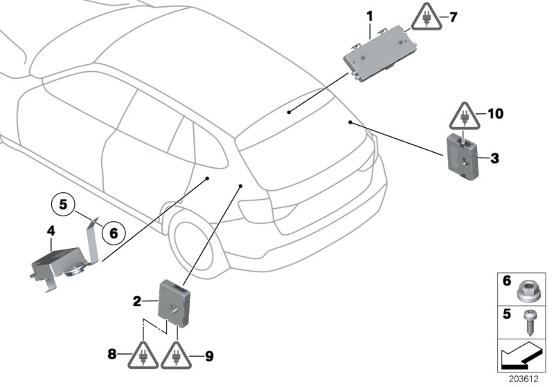 Genuine BMW 65209168334 E84 Antenna Amplifier Diversity 315 MHZ (Inc. X1 20d ed, X1 18i & X1 20i) | ML Performance UK Car Parts