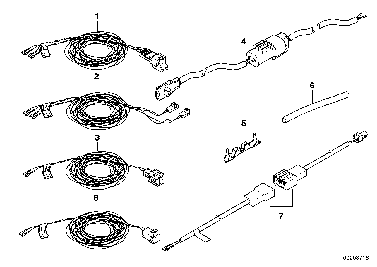 Genuine BMW 61129154125 E60 E61 E64 Rep. Wire For Safety Battery Terminal (Inc. 545i, 520i & 535i) | ML Performance UK Car Parts