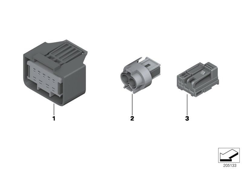 Genuine BMW 61139149190 E91 E93 F40 Socket Housing, Uncloded 6-POL. (Inc. 114d) | ML Performance UK Car Parts