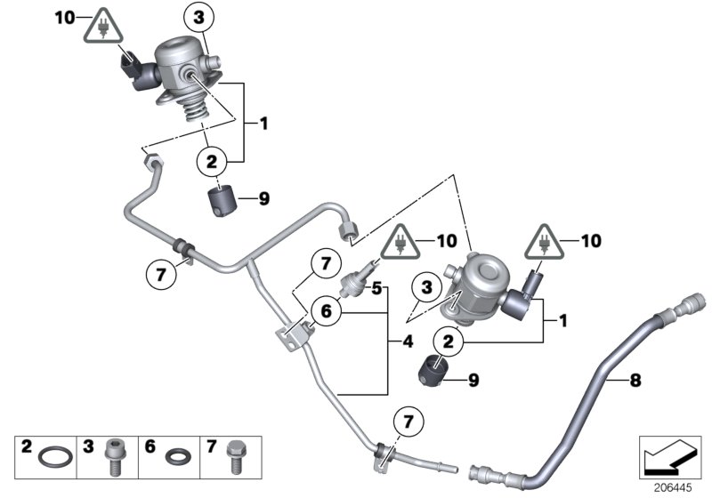 Genuine BMW 13538623426 Fuel Hose (Inc. M760iX & M760LiX) | ML Performance UK Car Parts