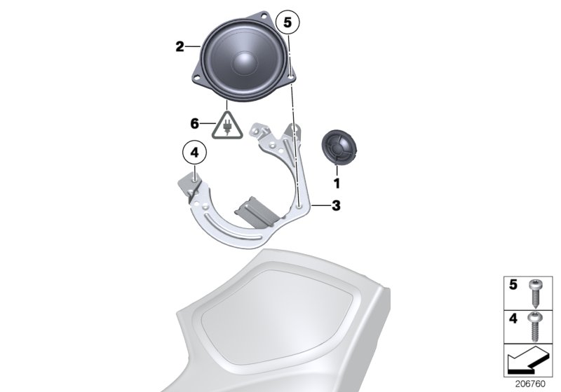 Genuine BMW 65139194390 Holder RECHTS (Inc. 520d, 550iX & 535iX) | ML Performance UK Car Parts