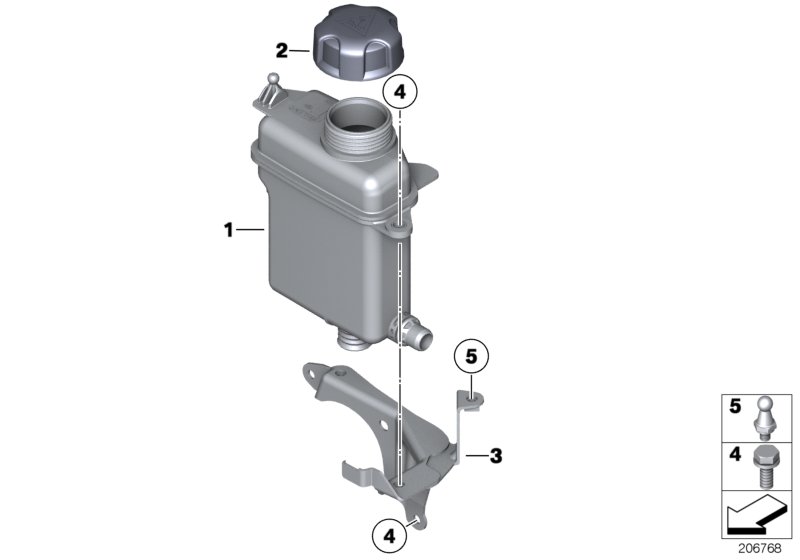 Genuine BMW 17138671387 F03 G12 RR31 Expansion Tank (Inc. Cullinan Black Badge, Dawn & Ghost EWB) | ML Performance UK Car Parts