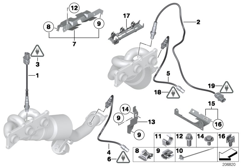 Genuine BMW 11787596909 F25 Lambda Monitor Sensor L= 650mm (Inc. X3 28iX) | ML Performance UK Car Parts