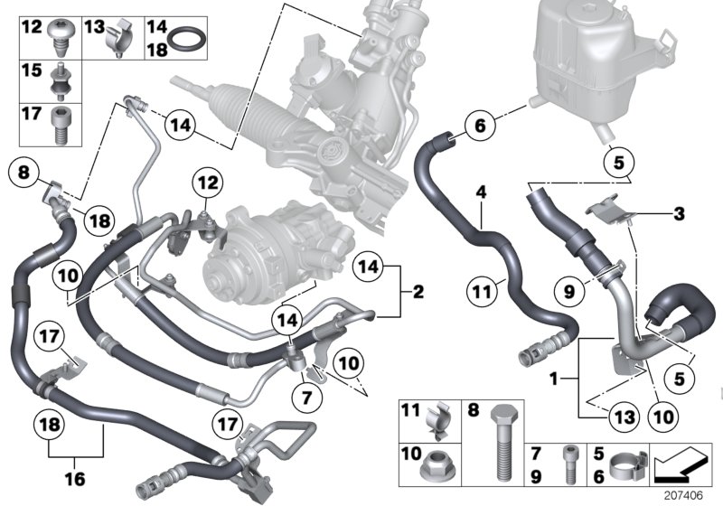 Genuine BMW 32416796360 F01 F02 Expansion Hose (Inc. 760i & 760Li) | ML Performance UK Car Parts