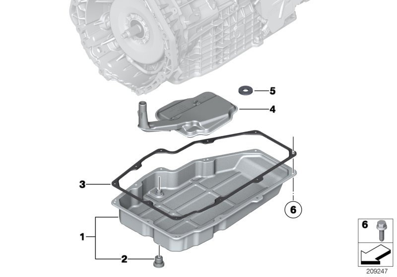 Genuine BMW 24117595892 E72 Gasket, Oil Pan (Inc. Hybrid X6) | ML Performance UK Car Parts