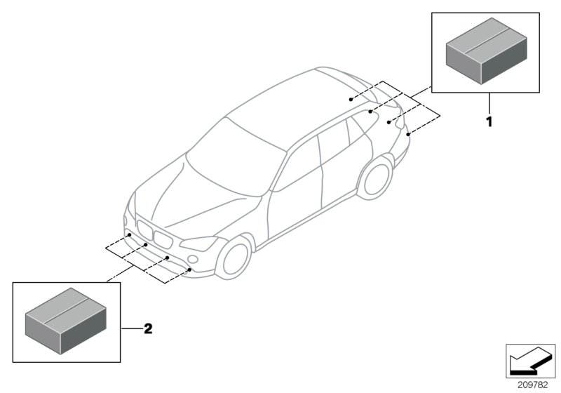 Genuine BMW 51127345040 E84 Trim Panel, Bumper, Rear, Bottom BASIS/PDC (Inc. X1 23dX, X1 28i & X1 20i) | ML Performance UK Car Parts