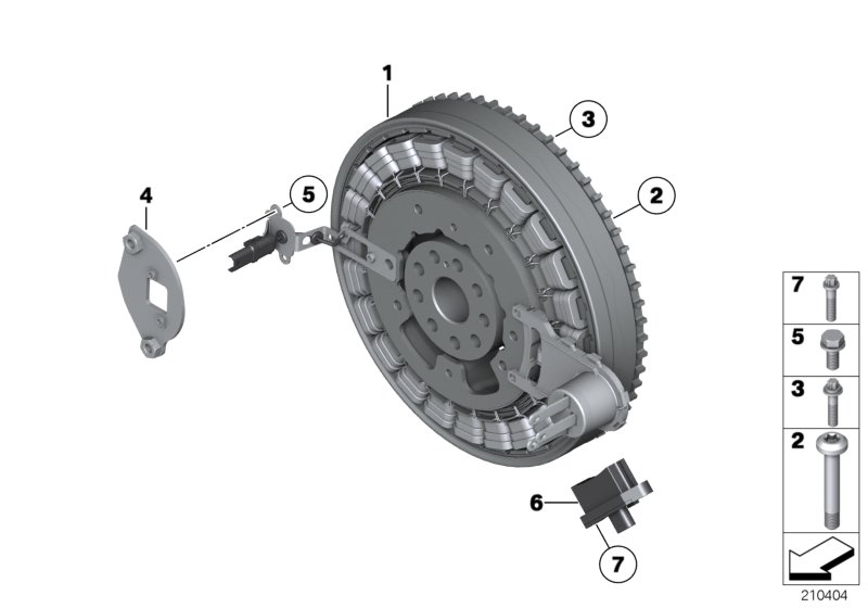 Genuine BMW 12357593818 Electric Motor (Inc. Hybrid 7 & Hybrid 7L) | ML Performance UK Car Parts