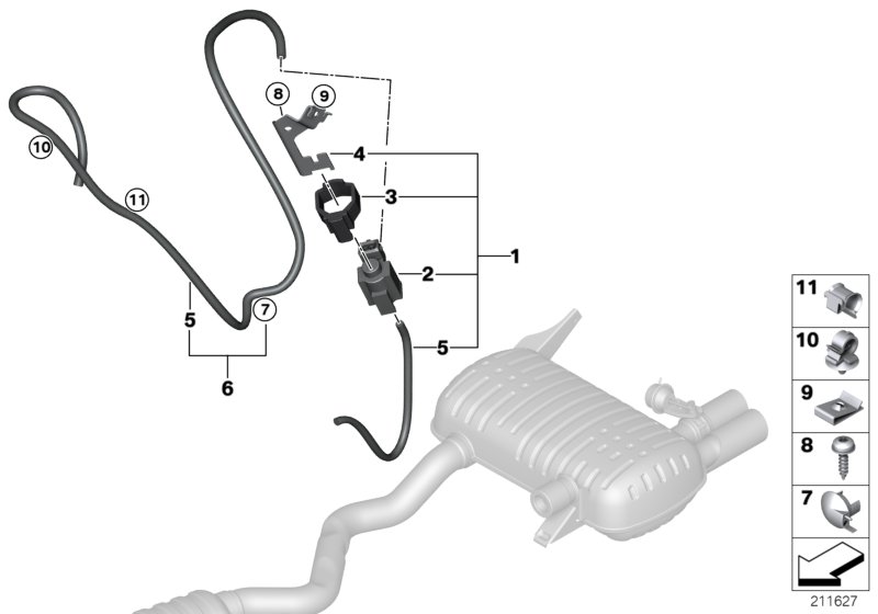 Genuine BMW 18307573843 E90 E91 E92 Hose Clamp (Inc. 330i) | ML Performance UK Car Parts