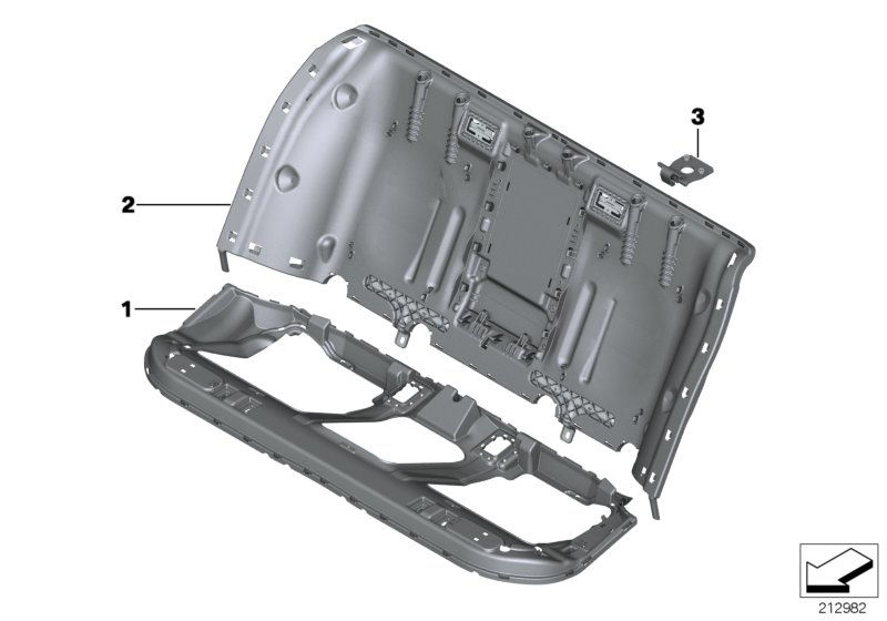 Genuine BMW 52207205099 Bracket For Frame, Backrest, Left (Inc. 520d, 535i & 535iX) | ML Performance UK Car Parts