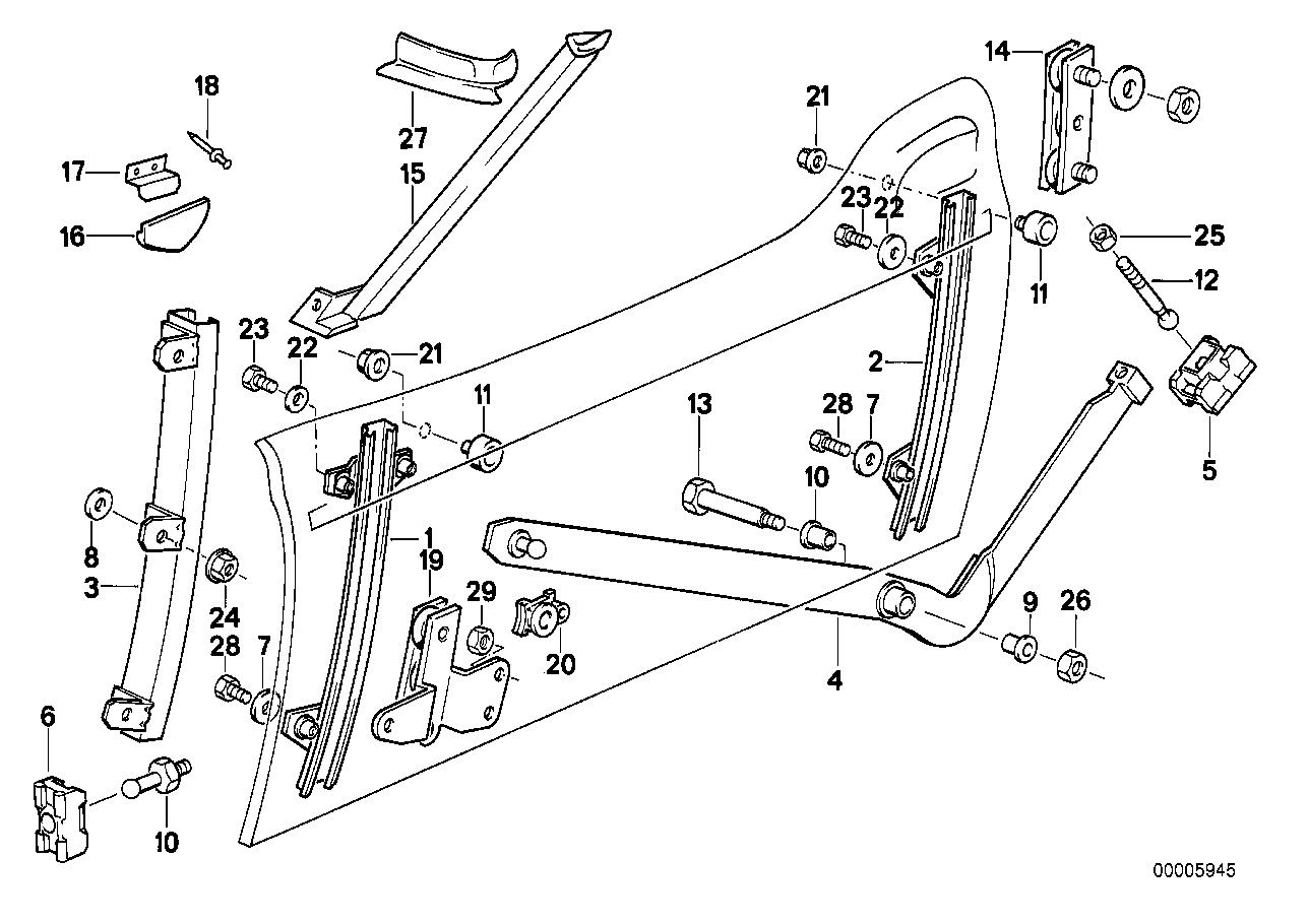 Genuine BMW 51332290149 Lever Left (Inc. Z1) | ML Performance UK Car Parts