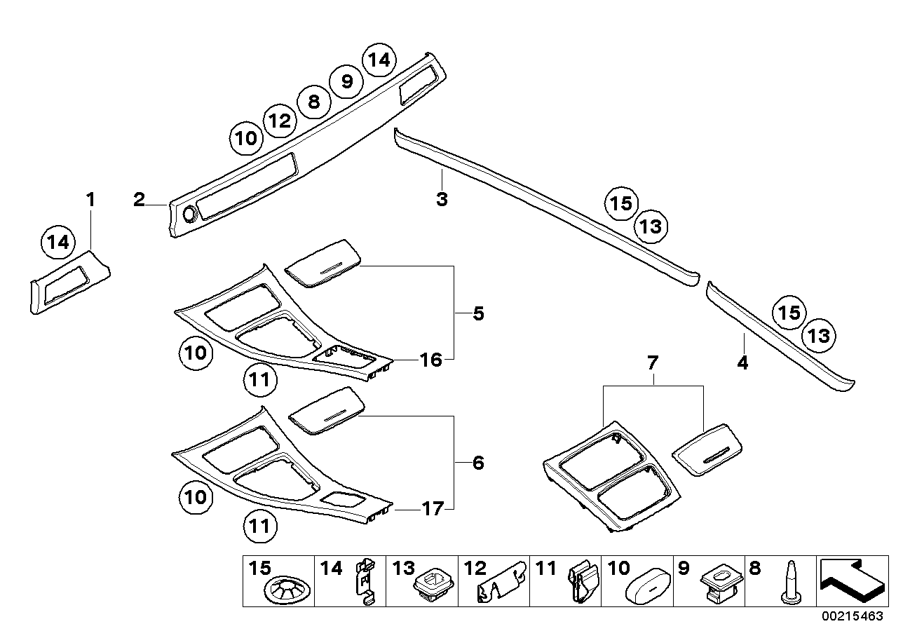 Genuine BMW 51417251232 E92 E93 Decorative Strip, Door Front Right BAMBUS ANTHR. (Inc. 318i, 325xi & 328xi) | ML Performance UK Car Parts