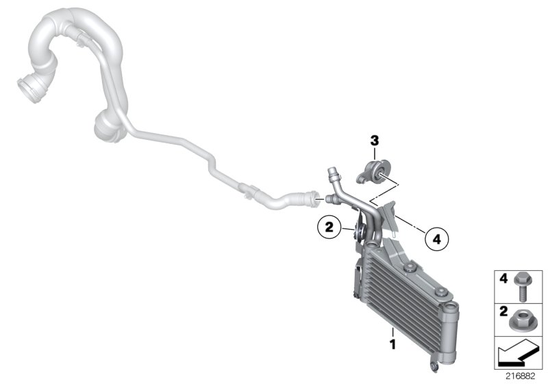 Genuine BMW 17117602241 E93 E82 E92 Left Radiator (Inc. M Coupé & 335is) | ML Performance UK Car Parts