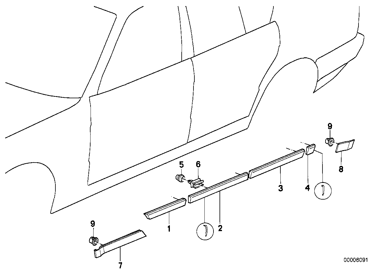 Genuine BMW 51131946258 E34 Clamp (Inc. M5) | ML Performance UK Car Parts