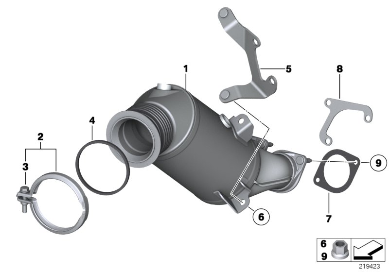 Genuine BMW 18307597083 E90 E93 E92 Flange Steady (Inc. 335i) | ML Performance UK Car Parts