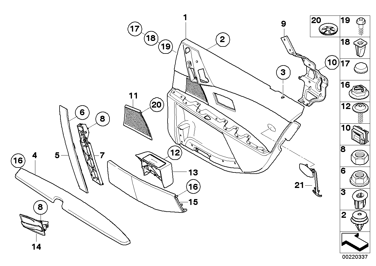 Genuine BMW 51427899670 E60 Handle Upper Part, Rear Right ALU SHADOW (Inc. M5) | ML Performance UK Car Parts