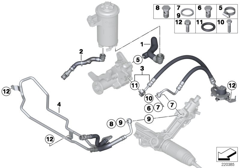 Genuine BMW 32416855247 F15 F16 Radiator Return Line (Inc. X6 40dX, X5 40dX & X5 35dX) | ML Performance UK Car Parts