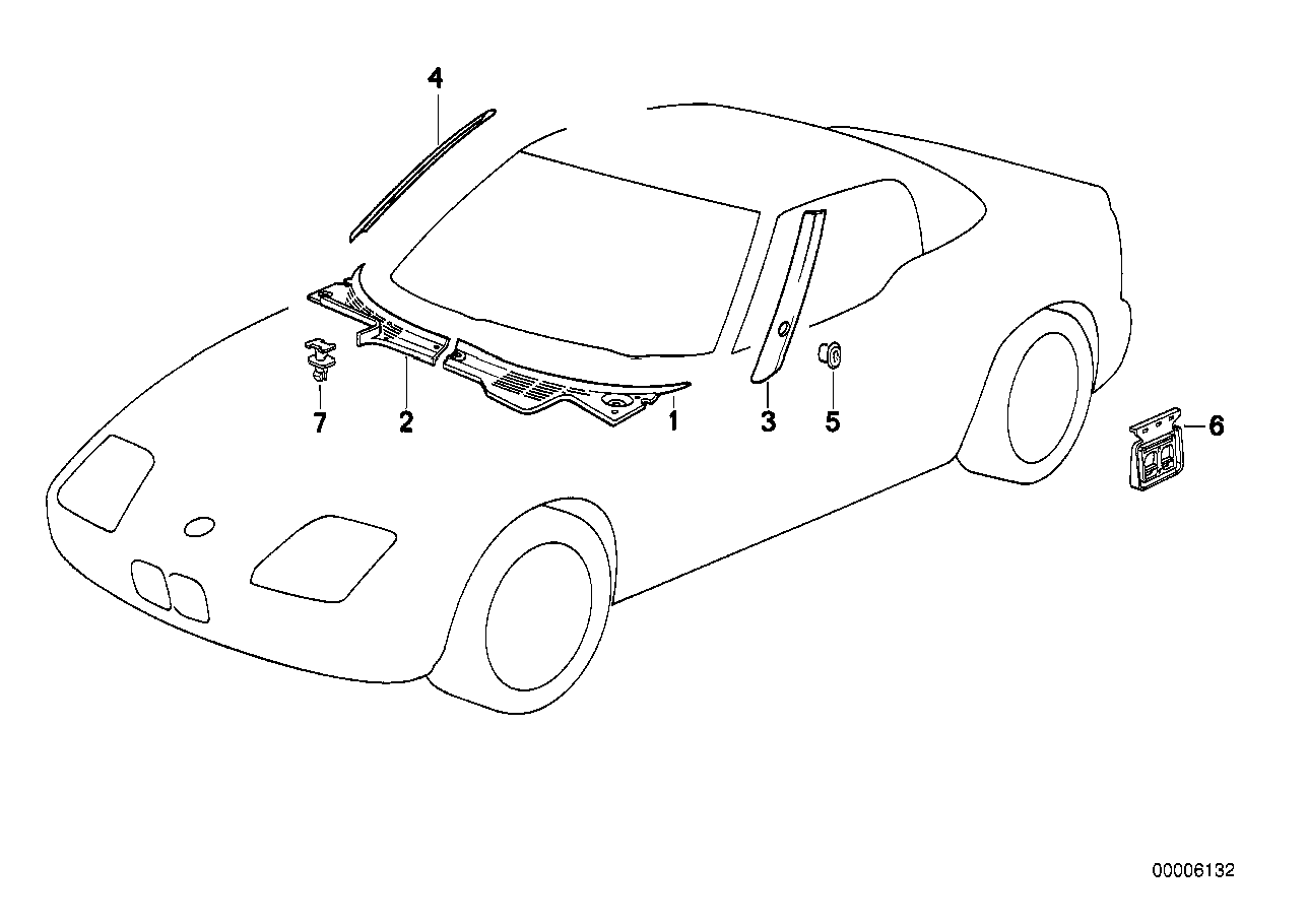 Genuine BMW 51712290602 Covering Right (Inc. Z1) | ML Performance UK Car Parts