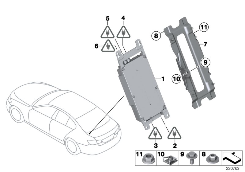 Подключение телефона bmw s644a