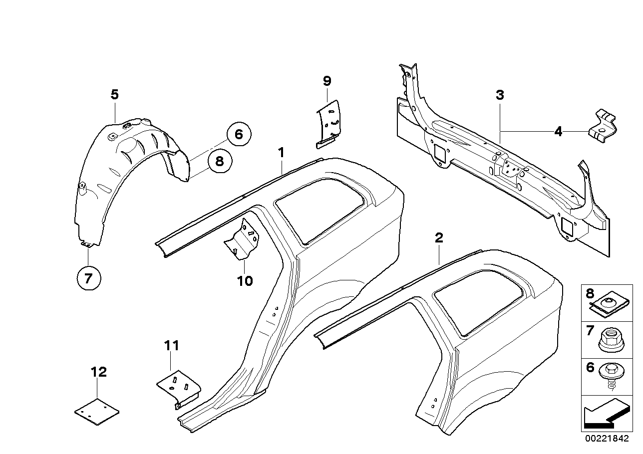 Genuine BMW 41217152651 E91 Rear Silencer Bracket (Inc. 330xi, 330i & 320i) | ML Performance UK Car Parts