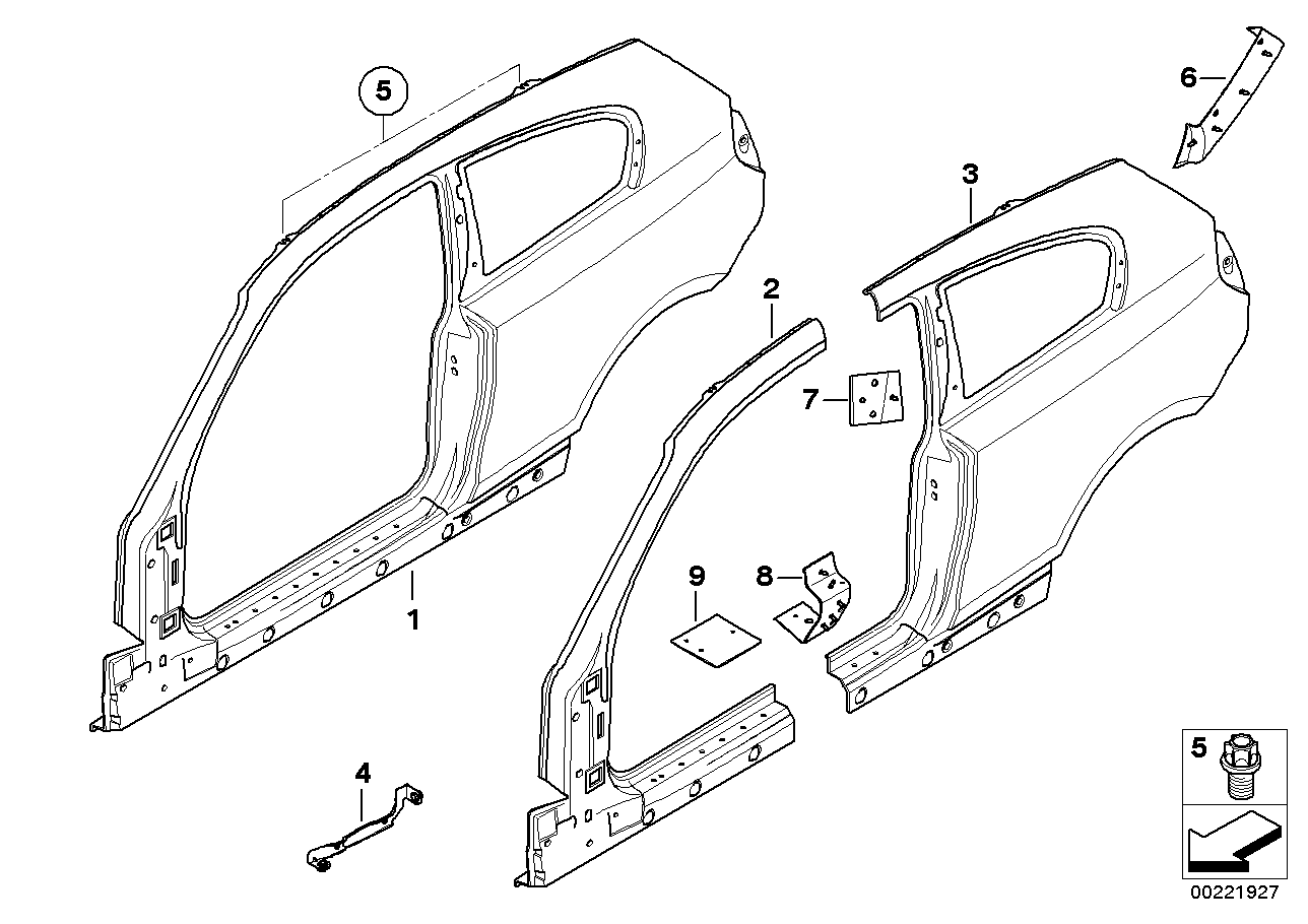 Genuine BMW Mini 41217275563 G31 E81 E61 Reinforcement Plate, Universal (Inc. 328iX, 420dX & 116d ed) | ML Performance UK Car Parts