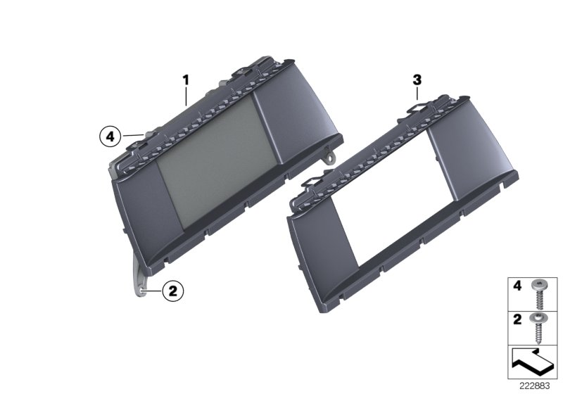 Genuine BMW 65509269020 F25 F26 Central Information Display 6,5