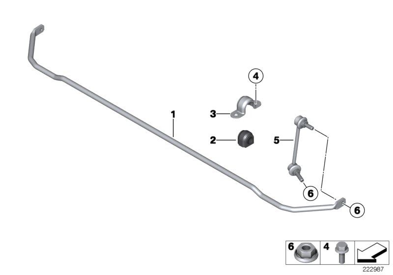 Genuine BMW Mini 33556756151 Stabilizer Rubber Mounting D=16-17mm (Inc. Cooper S ALL4, Cooper ALL4 & Cooper d) | ML Performance UK Car Parts