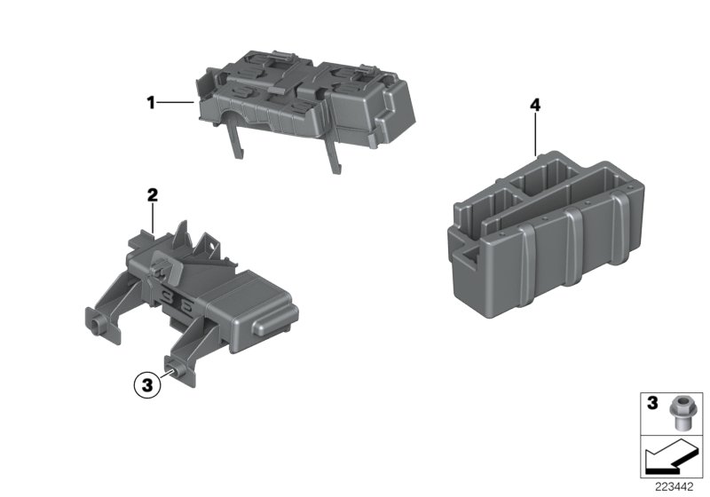 Genuine BMW 61359217232 F25 F26 Molded Liner For Luggage Compartment (Inc. X3) | ML Performance UK Car Parts