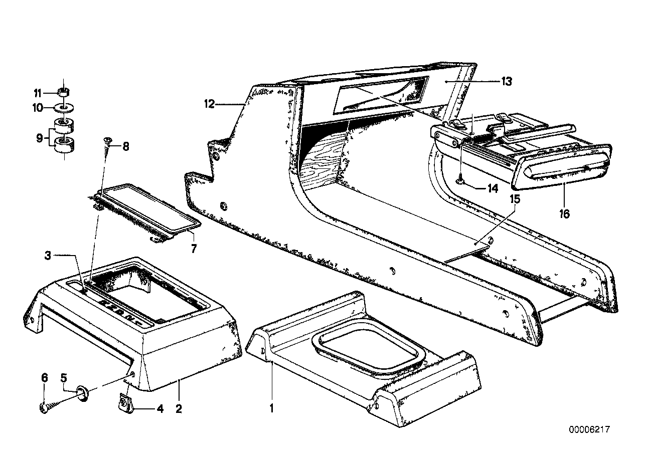 Genuine BMW 51161873021 E21 Cover (Inc. 316, 318 & 323i) | ML Performance UK Car Parts