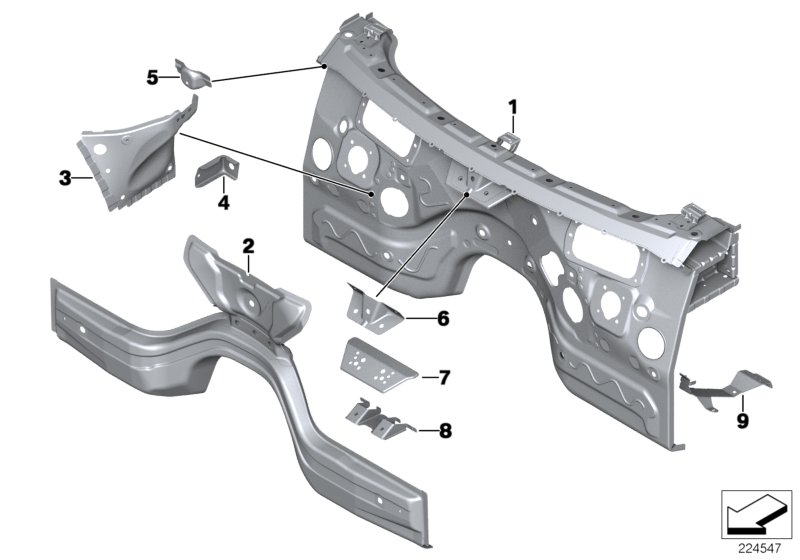 Genuine BMW 51717267204 F25 F26 Bracket For Pedal Module (Inc. X3 &  X4 28iX) | ML Performance UK Car Parts