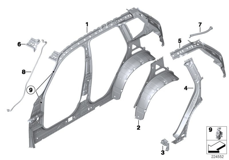 Genuine BMW 54107212746 F25 Water Outlet Hose Rear (Inc. X3) | ML Performance UK Car Parts