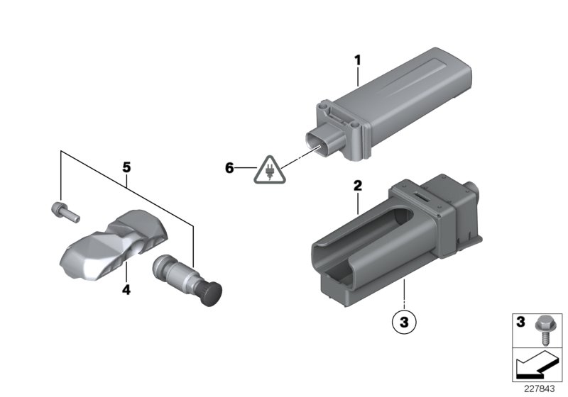 Genuine BMW 36136796534 E88 F25 F26 Bracket Control Unit Rdc (Inc. X1 20d, X1 18dX & X4 20dX) | ML Performance UK Car Parts