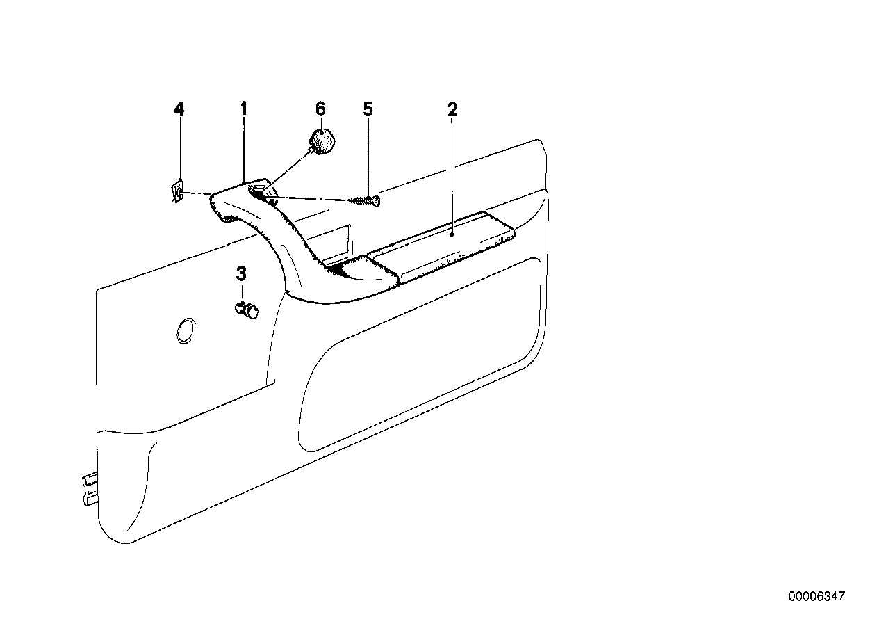 Genuine BMW 51411905458 E24 Armrest Front Right PERLBEIGE (Inc. 633CSi, 635CSi & 628CSi) | ML Performance UK Car Parts