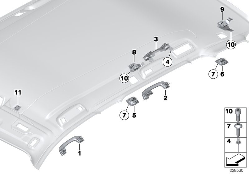 Genuine BMW 51447245436 F25 Cover,Susp. Loop F Dividing Net,Frnt.Rig GRAU (Inc. X3 35dX) | ML Performance UK Car Parts