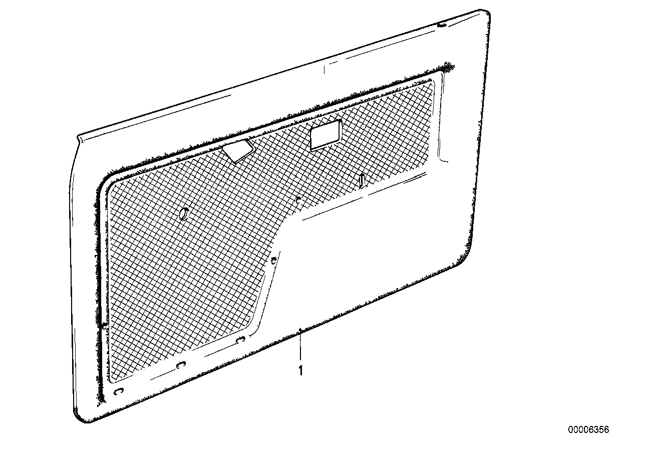 Genuine BMW 51411976952 E30 Door Lining Vynil Right 192/273/295NATU (Inc. 318i, 320i & 325i) | ML Performance UK Car Parts