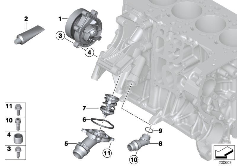 Genuine BMW 11518512450 R56 Hexagon Screw With Flange M6X25-ZNS3 (Inc. One D, Cooper SD ALL4 & Cooper D 2.0) | ML Performance UK Car Parts