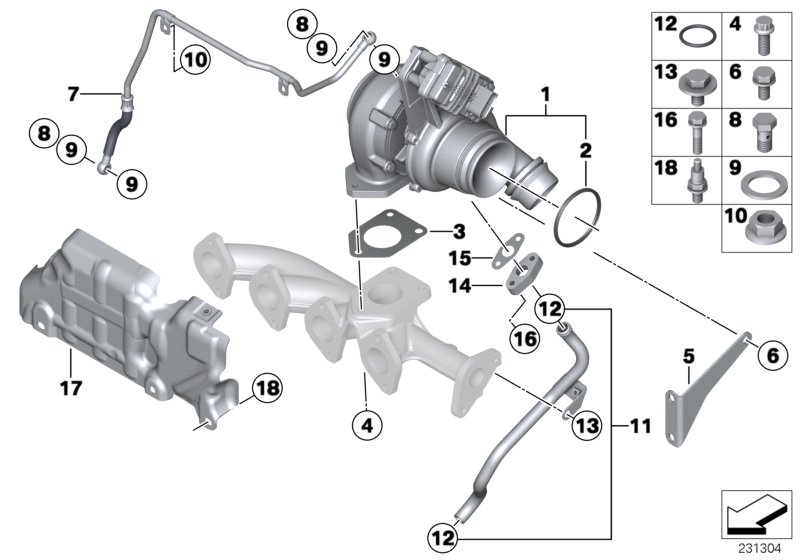 Genuine BMW 11658509408 R56 Support (Inc. One D, Cooper SD & Cooper D ALL4 2.0) | ML Performance UK Car Parts