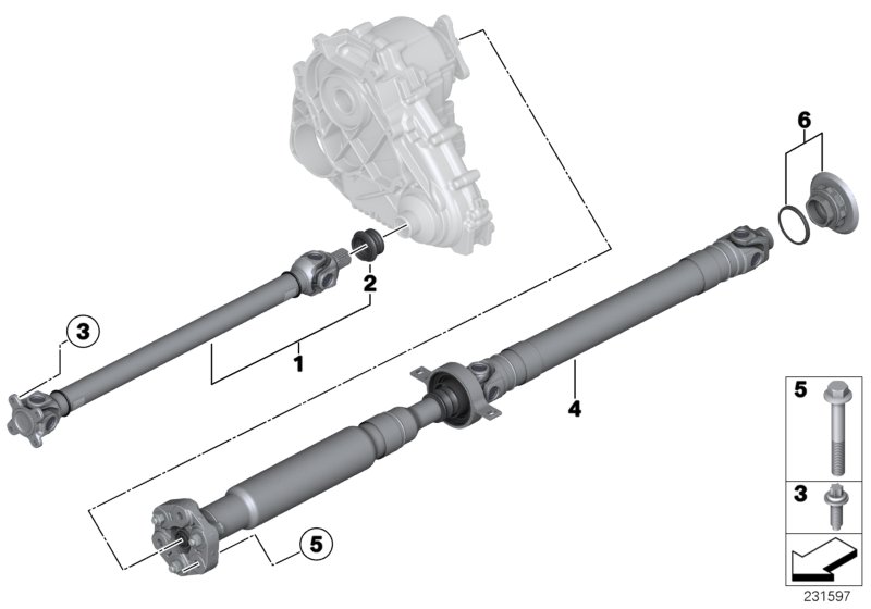 Genuine BMW 26209425909 F25 F26 Drive Shaft Assy Front (Inc. X4 35iX & X3) | ML Performance UK Car Parts