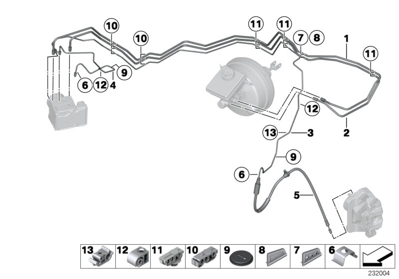 Genuine BMW 34326787542 F25 F26 Pipe (Inc. X3) | ML Performance UK Car Parts