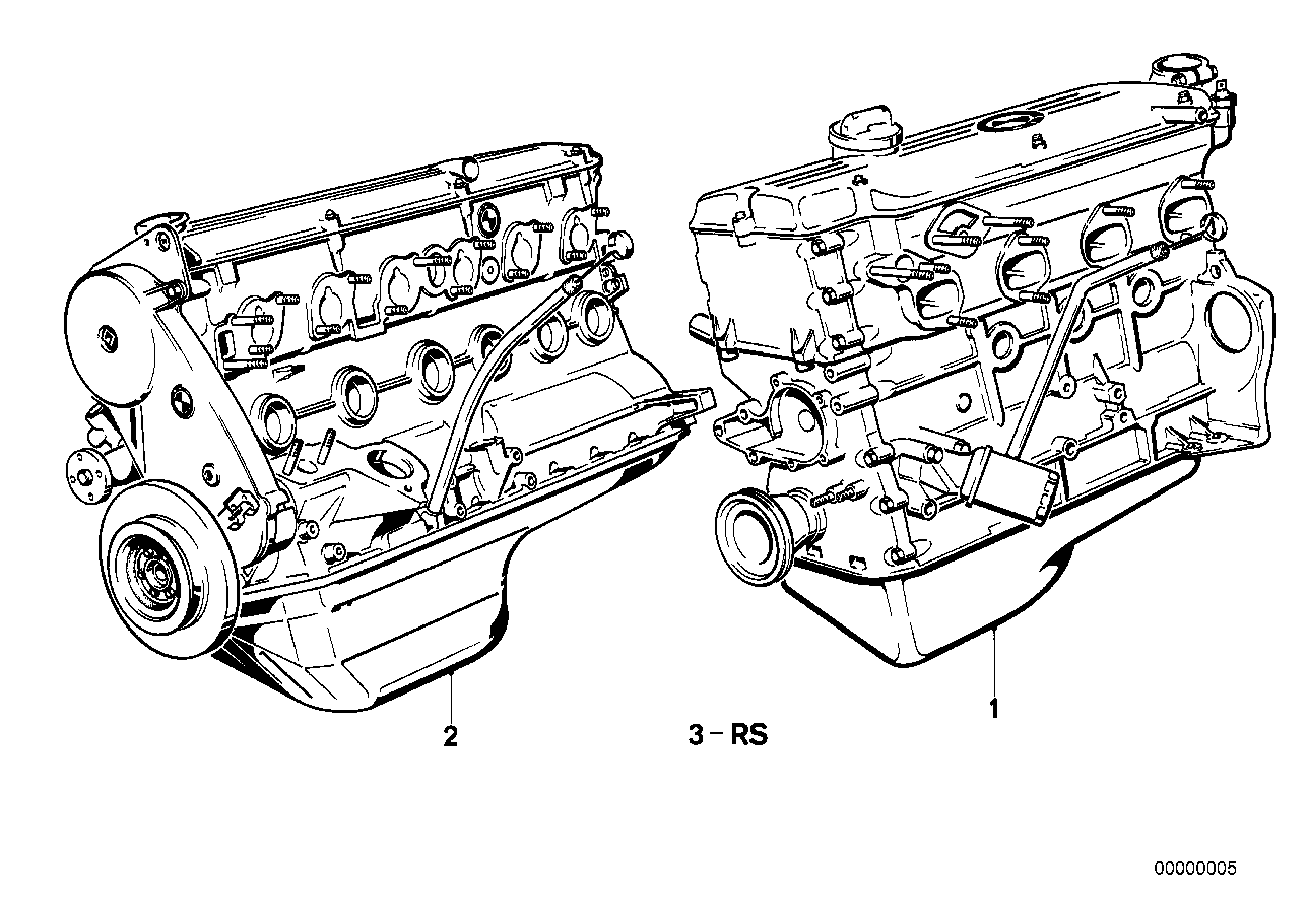 Genuine BMW 11009059268 E28 Set Mounting Parts Short Engine (Inc. 520i & 525e) | ML Performance UK Car Parts