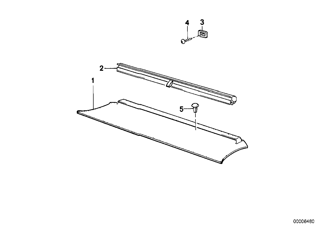 Genuine BMW 51461941328 E24 Holder ANTHRAZIT (Inc. M6) | ML Performance UK Car Parts