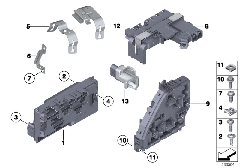 Genuine BMW 61149251119 B+ Junction Point, Rear (Inc. Hybrid 5, 535d & 530dX) | ML Performance UK Car Parts