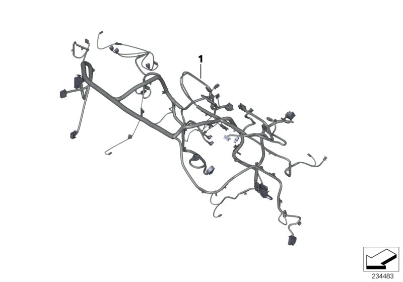 Genuine BMW 61119244640 F25 Wiring Harness, Instrument Panel (Inc. X3 28iX & X3 35iX) | ML Performance UK Car Parts