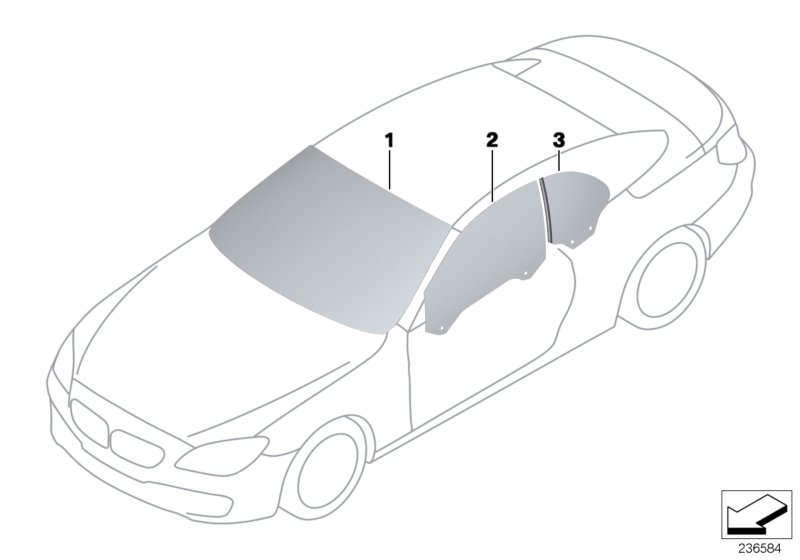 Genuine BMW 51317227338 Cover, Windshield (Inc. 640dX, 650i & 650iX 4.4) | ML Performance UK Car Parts