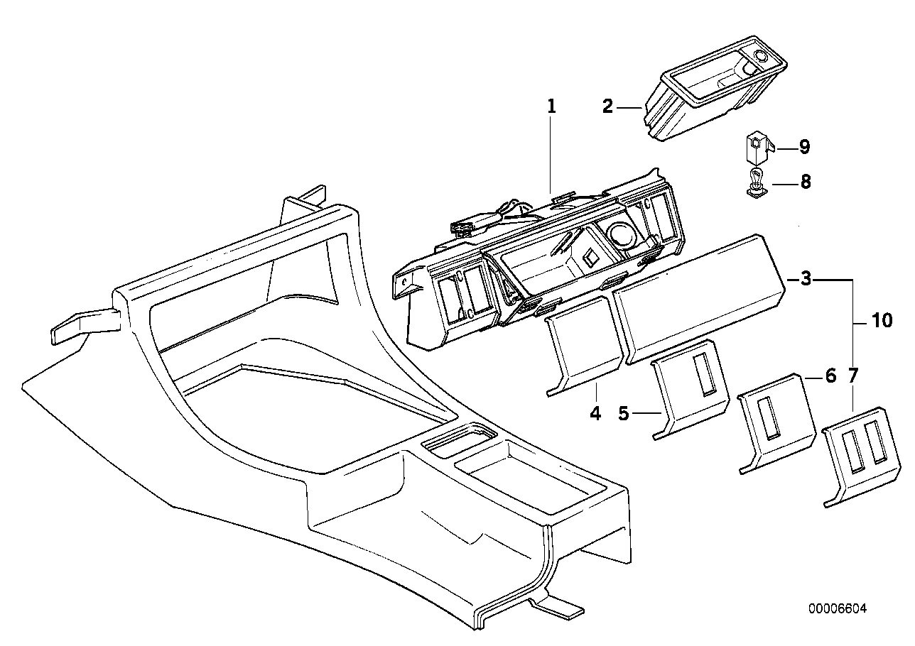 Genuine BMW 51168136259 E32 Covering Cap (Inc. 750iL, 730i & 730iL) | ML Performance UK Car Parts