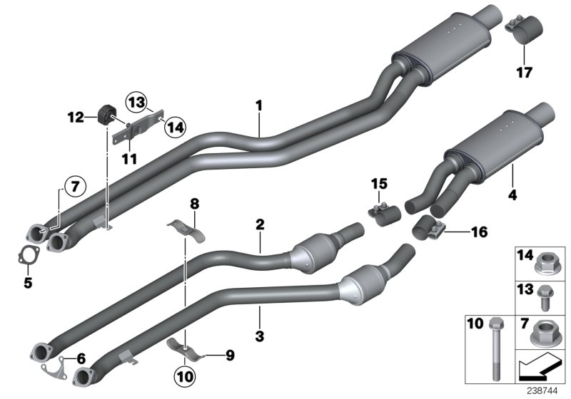 Genuine BMW 18307606423 F25 F26 Transmission Holder (Inc. X3 & X4 35iX) | ML Performance UK Car Parts