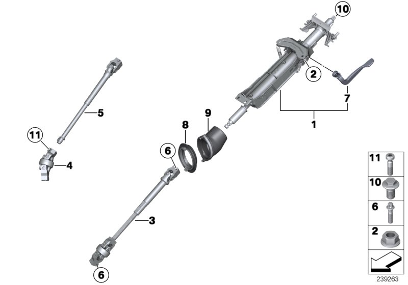 Genuine BMW 32306790366 F25 F26 Bracket, Sleeve (Inc. X3) | ML Performance UK Car Parts