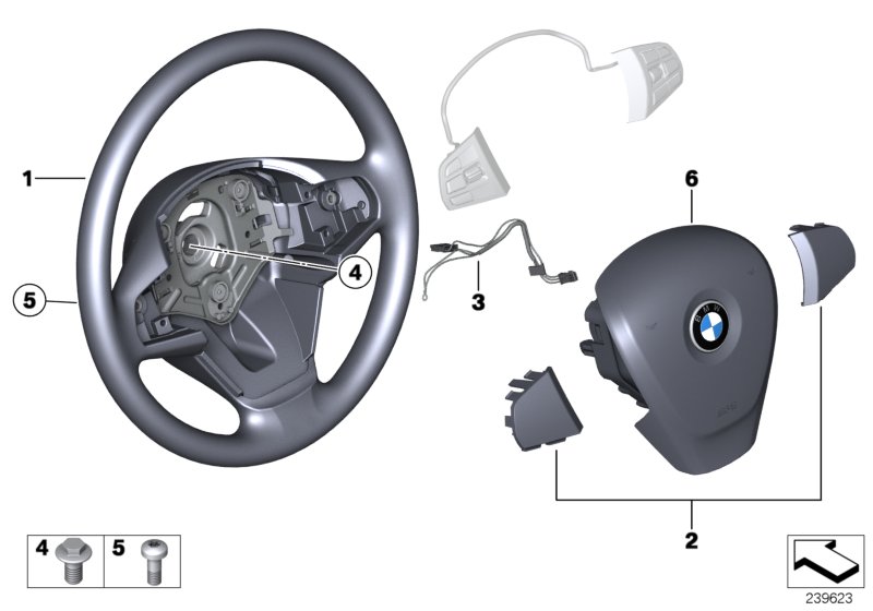 Genuine BMW 32306798539 F15 F26 F16 Connecting Line, Steering Wheel (Inc. X3, X4 30dX) | ML Performance UK Car Parts